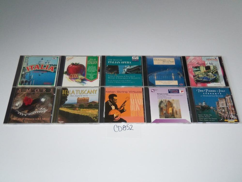 Italy 10 CD Lot Band Instrument Italian Opera Music Classical -0618CD852